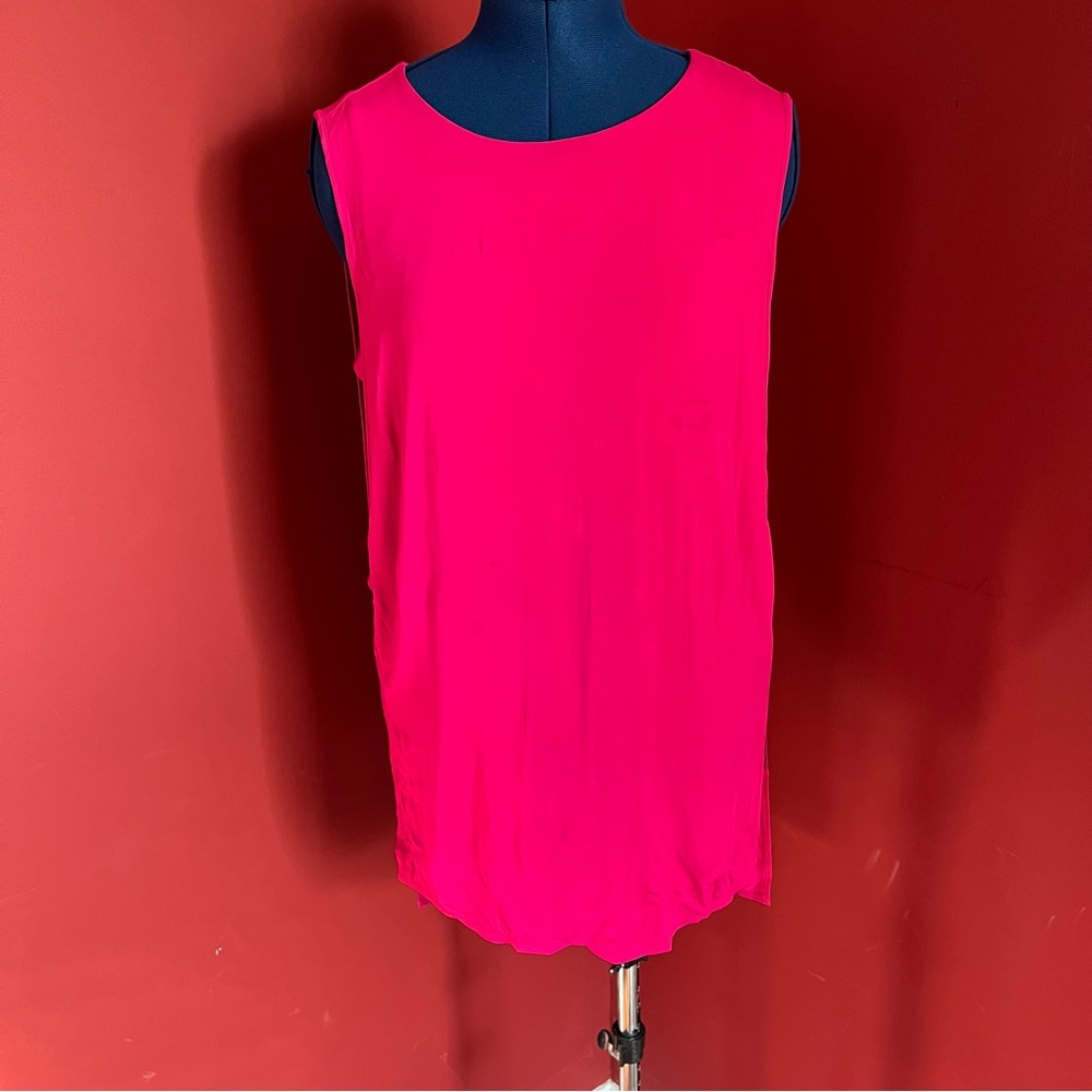 Helmut Lang Faint Jersey Sleeveless Keyhole Tunic